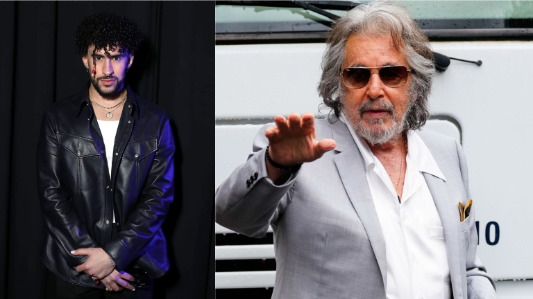 Bad Bunny se reúne con el actor Al Pacino.
