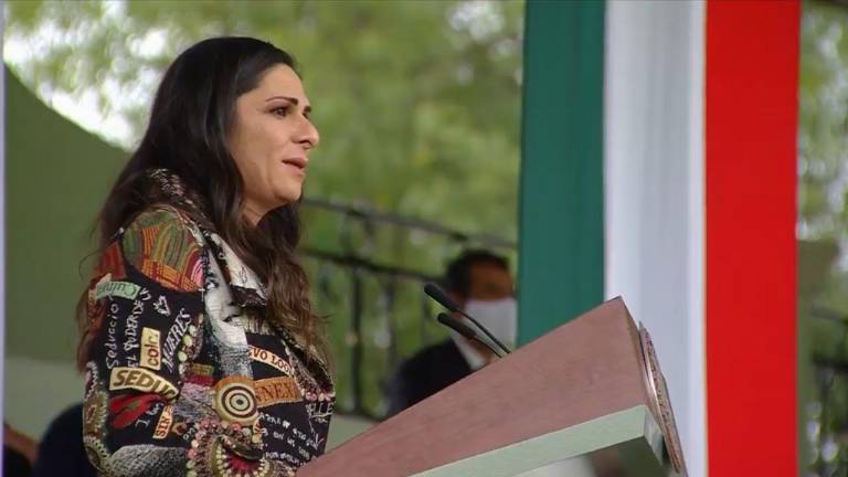 Ana Gabriela Guevara, titular de la Conade.