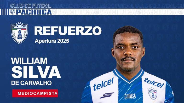 El Pachuca confirmó este viernes el fichaje del mediocampista William Carvalho.