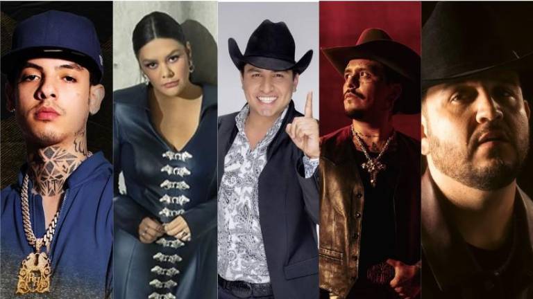 Natanael Cano, Yuridia, Julión Álvarez, Christian Nodal y Edén Muñoz se harán vibrar a los sinaloenses en el Palenque de Culiacán.