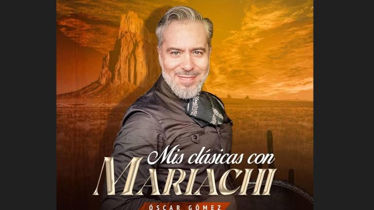 El cantante Óscar Gómez regresa a los escenarios con el concierto “Mis clásicas con Mariachi”, en Casa Haas, este viernes 13 de junio.