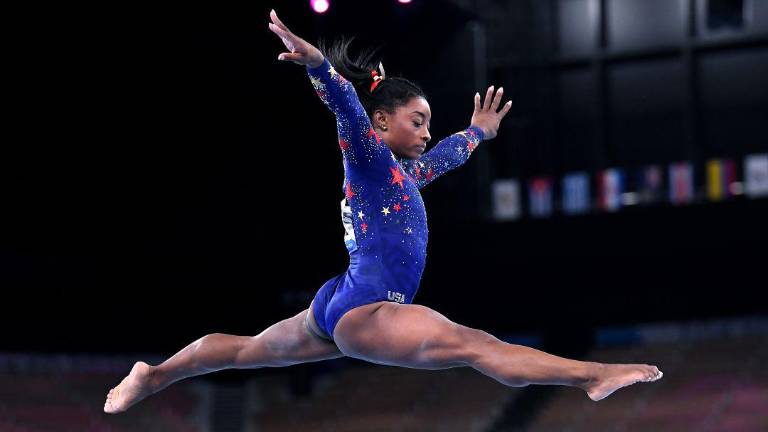 Simone Biles abandonó las finales por equipos en gimnasia.