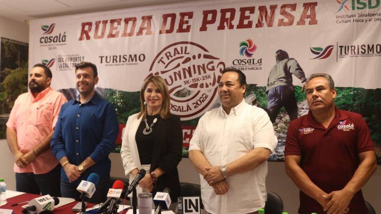 En rueda de prensa se presentó el Trail Running Cosalá 2022.