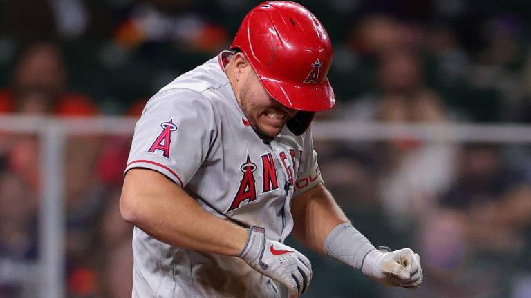 Mike Trout se perdió el juego de este viernes.