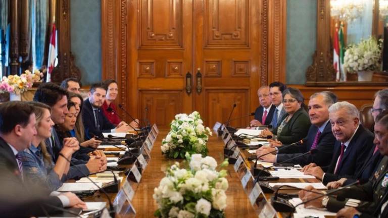 Encuentro bilateral que autoridades mexicanas sostuvieron con representantes del Gobierno de Canadá.