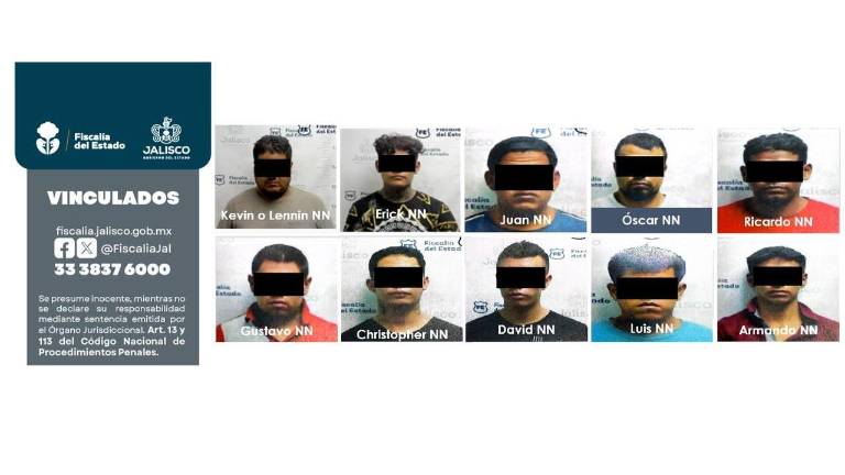 Los detenidos pagarán 1.3 millones de pesos por reparación de daño.