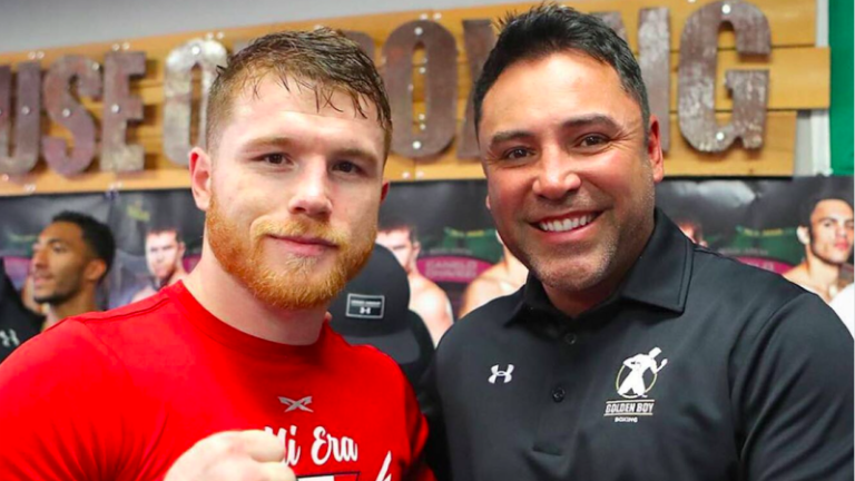 Canelo y el Golden Boy.