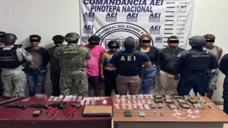 En Oaxaca corporaciones locales detuvieron a nueve personas, entre ellas a “El M”, un sobrino del capo sinaloense Rafael Caro Quintero.