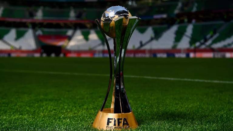 El trofeo del Mundial de Clubes.