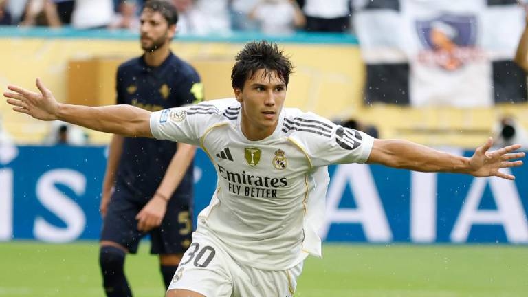 Gonzalo García fue el autor del solitario gol con el que Real Madrid superó y eliminó a la Juventus.