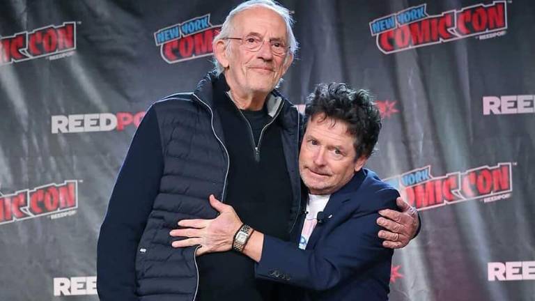 Christopher Lloyd y Michael J. Fox
