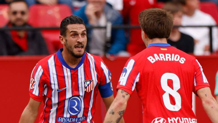 Atlético de Madrid derrota 2-1 al Sevilla.