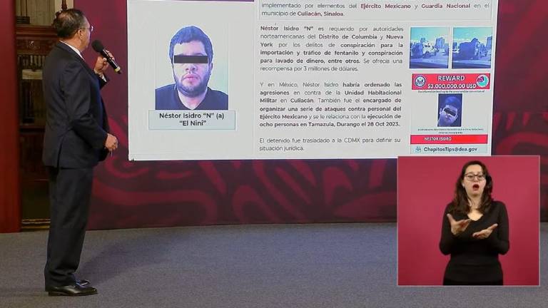 El Gobierno de México habla sobre el amparo concedido a “El Nini” contra la extradición a Estados Unidos.