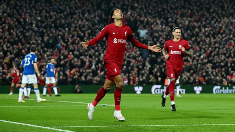 Cody Gakpo fue del autor del segundo gol del Liverpool.