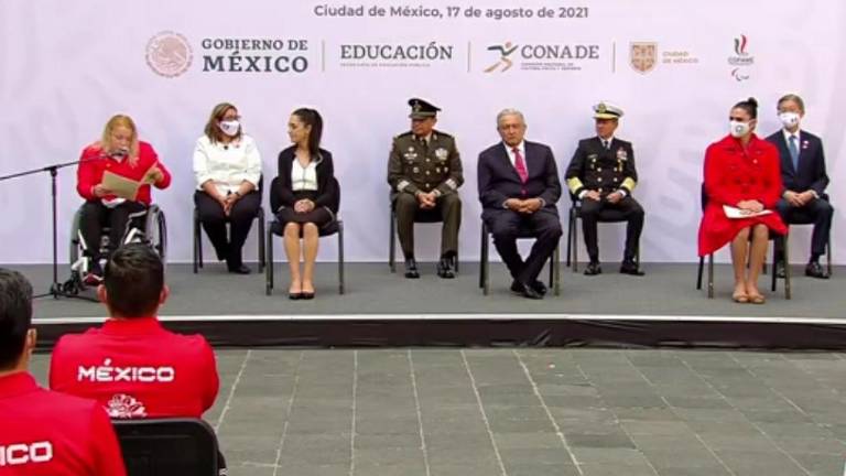 Rosa María Guerrero en su mensaje.