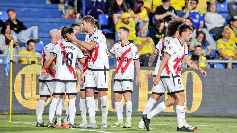 Rayo Vallecano logró el triunfo por la mínima sobre la UD Las Palmas.