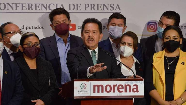 Ignacio Mier, coordinador del grupo parlamentario de Morena.