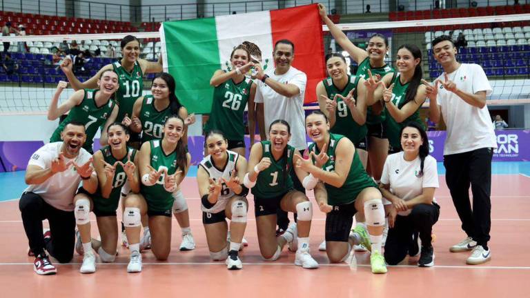 México va por el oro en voleibol femenil en los Panamericanos Junior Asunción 2025.