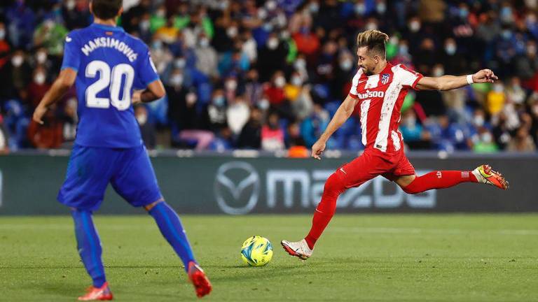 Héctor Herrera jugó 84 minutos por el Atlético de Madrid.