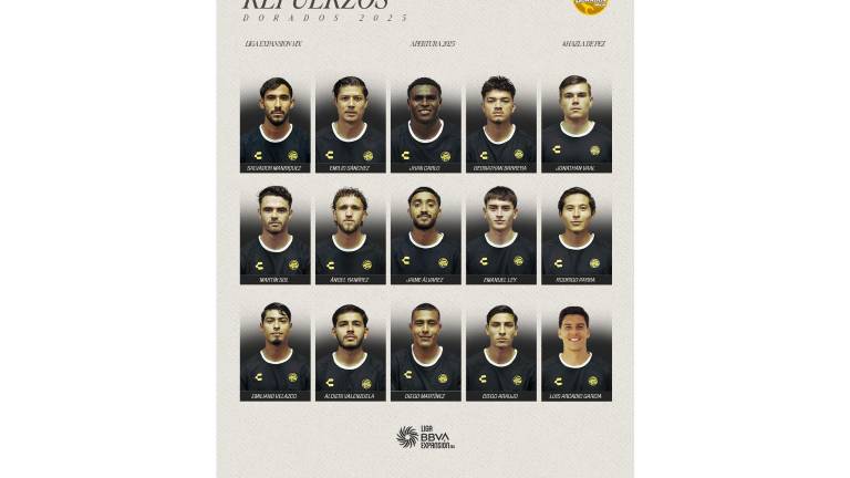 La renovada plantilla de Dorados.