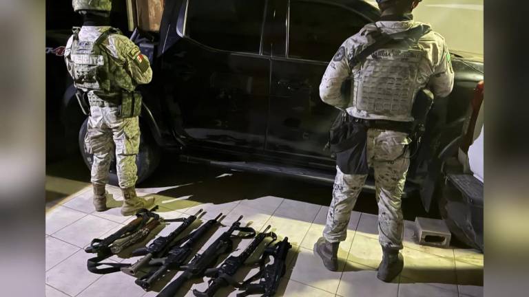 La detención y el aseguramiento se realizó durante un operativo de reconocimiento en la sindicatura de Villa Juárez, en Navolato.