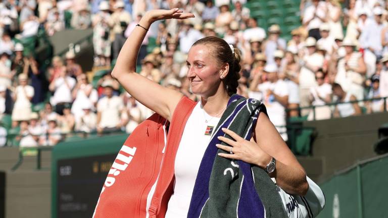 Petra Kvitova fue eliminada en su debut en Wimbledon 2025.