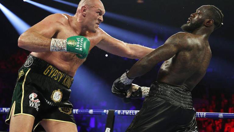 Tyson Fury noqueó a Deontay Wilder en la segunda pelea entre ambos.