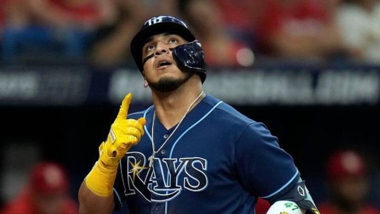 Isaac Paredes llegó a 27 cuadrangulares para los Rays.