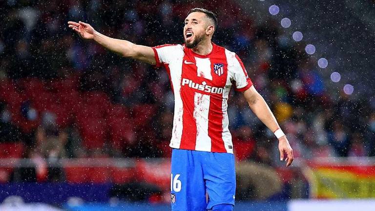 Héctor Herrera no estará presente en el encuentro del Atlético de Madrid ante Manchester City, en la Champions League.