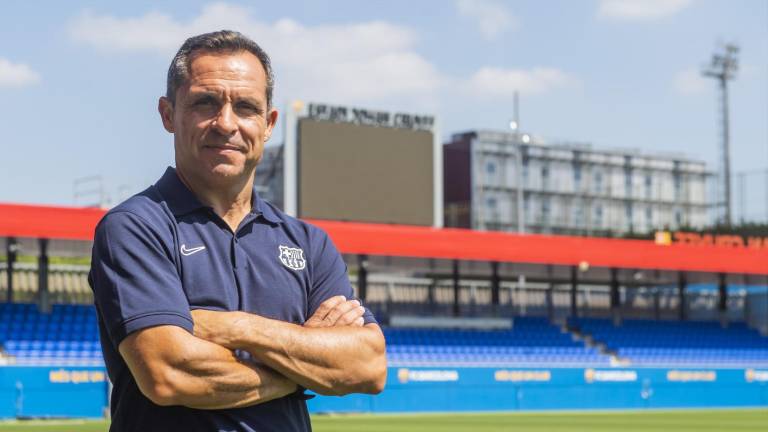 Sergi Barjuan toma las riendas provisionales del Barcelona.