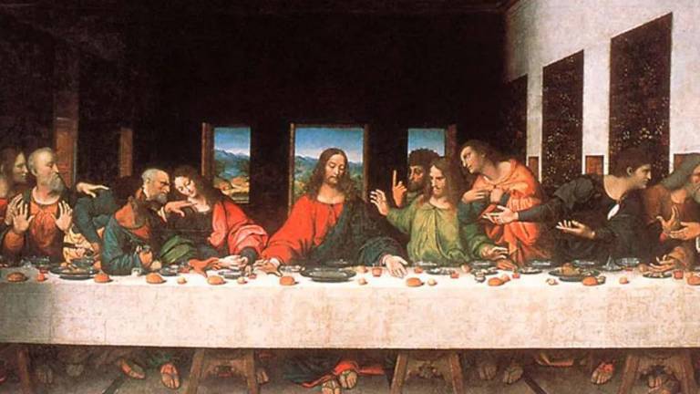 La Última Cena, pintura de Leonardo Da Vinci.