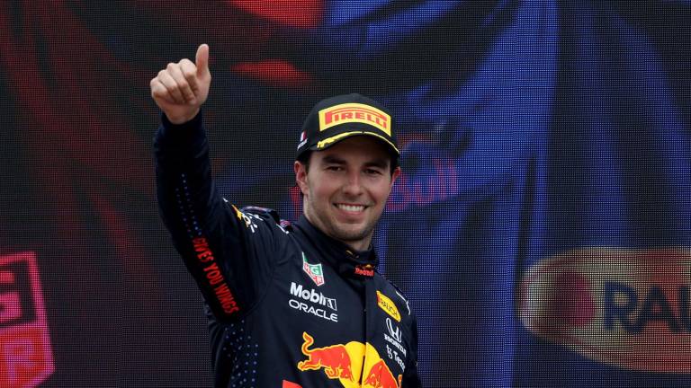 El piloto mexicano Sergio “Checo” Pérez.
