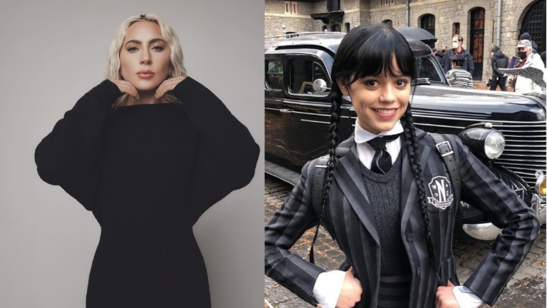 Lady Gaga y Jenna Ortega.