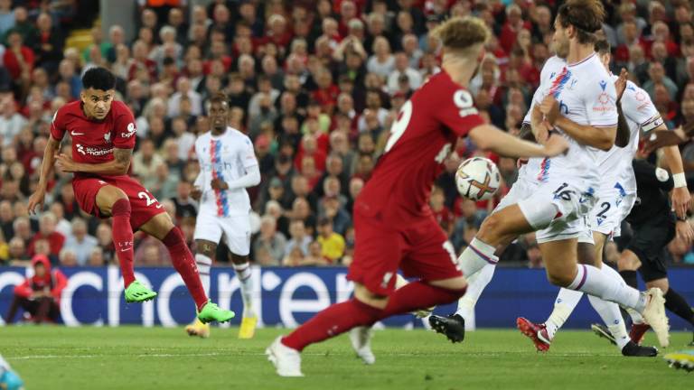 Liverpool tuvo que remar ante el Crystal Palace para quedarse con un punto.