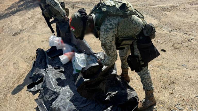 Elementos del Ejército Mexicano aseguraron en Badiraguato un cargamento de droga con un valor estimado de casi 350 millones de pesos.