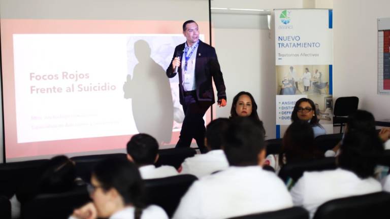 Esta jornada se da en el marco del Día Mundial para la Prevención del Suicidio que se desarrolla en la Facultad de Medicina de la Universidad Autónoma de Durango.