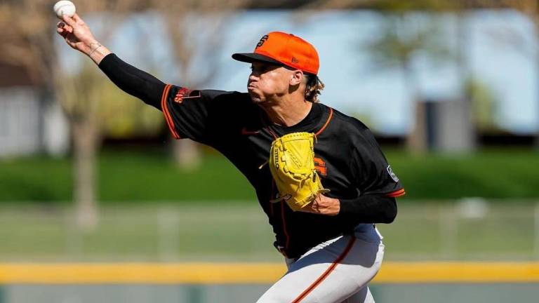 Spencer Bivens ya se “estrenó” en el spring training con los Gigantes de San Francisco.