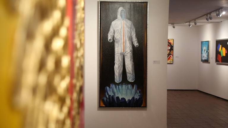 La exposición está integrada por 46 obras en diferentes técnicas.