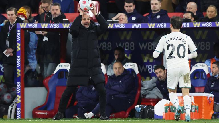 Pep Guardiola y el Manchester City no supieron encontrar el gol ante el Crystal Palace.