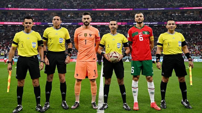 A Marruecos no le gustó la labor de la tripleta mexicana en la semifinal.