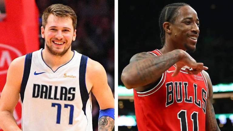 Luka Doncic y DeMar DeRozan se llevaron el reconocimiento de Jugador de la Semana en sus respectivas zonas.