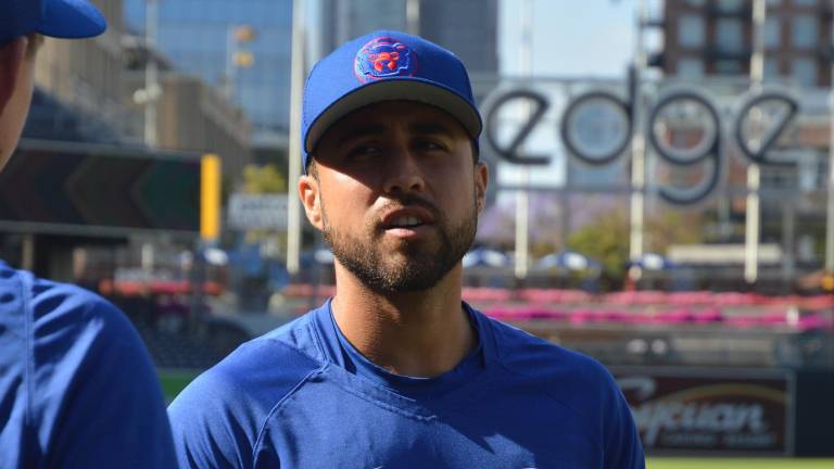 Alfonso Rivas conectó jonrón para los Cachorros, el cual no fue suficiente para vencer a los Padres.