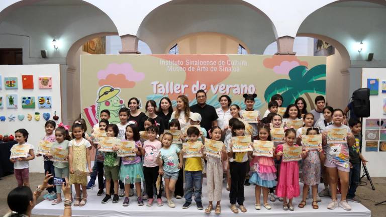 Durante dos semanas los niños aprendieron técnicas de arte y recorrieron las diferentes exposiciones que se encuentran en el Masin.