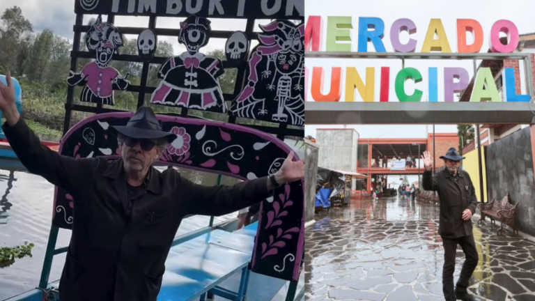 Tim Burton recorre Tepoztlán y Xochimilco.