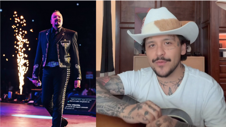 Pepe Aguilar y Christian Nodal.