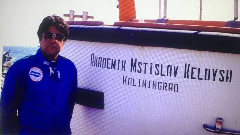 El sinaloense y geólogo marino Alfredo Galaviz.