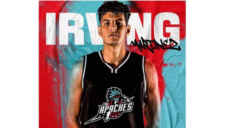 Irving Fernando Martínez Crespo se integrará al equipo Apaches, en la Liga de Básquetbol Estatal de Chihuahua.