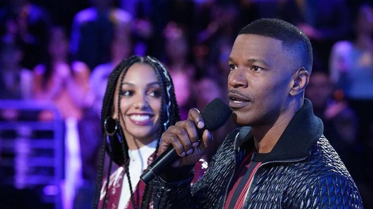 Corinne y Jamie Foxx.