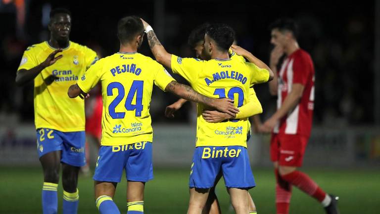 Julián Araujo abrió el marcador para Las Palmas, en la Copa del Rey.