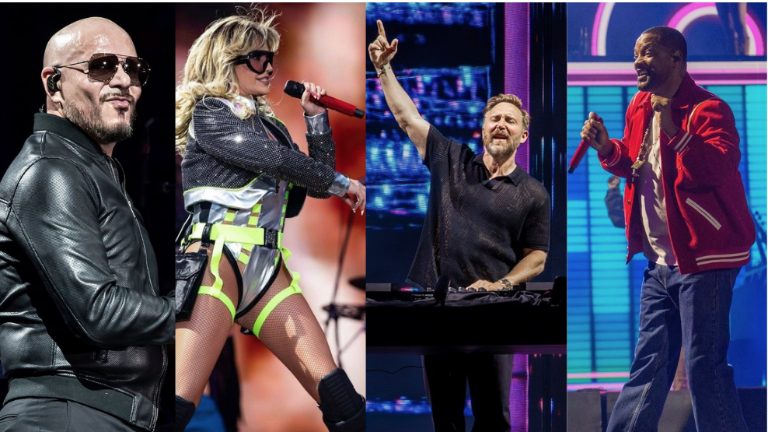 Pitbull, María José, David Guetta y Will Smith se presentan en el Tecate Emblema 2025.